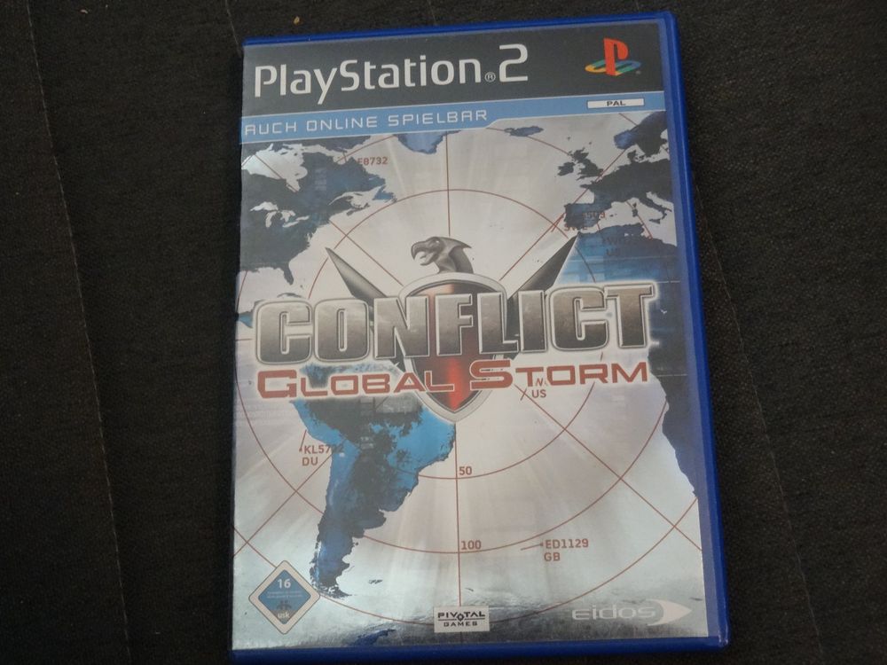 ps2 not for resale . promo only . press édition / CONFLICT GLOBAL STORM