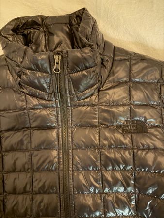 North face quilted black jacket
