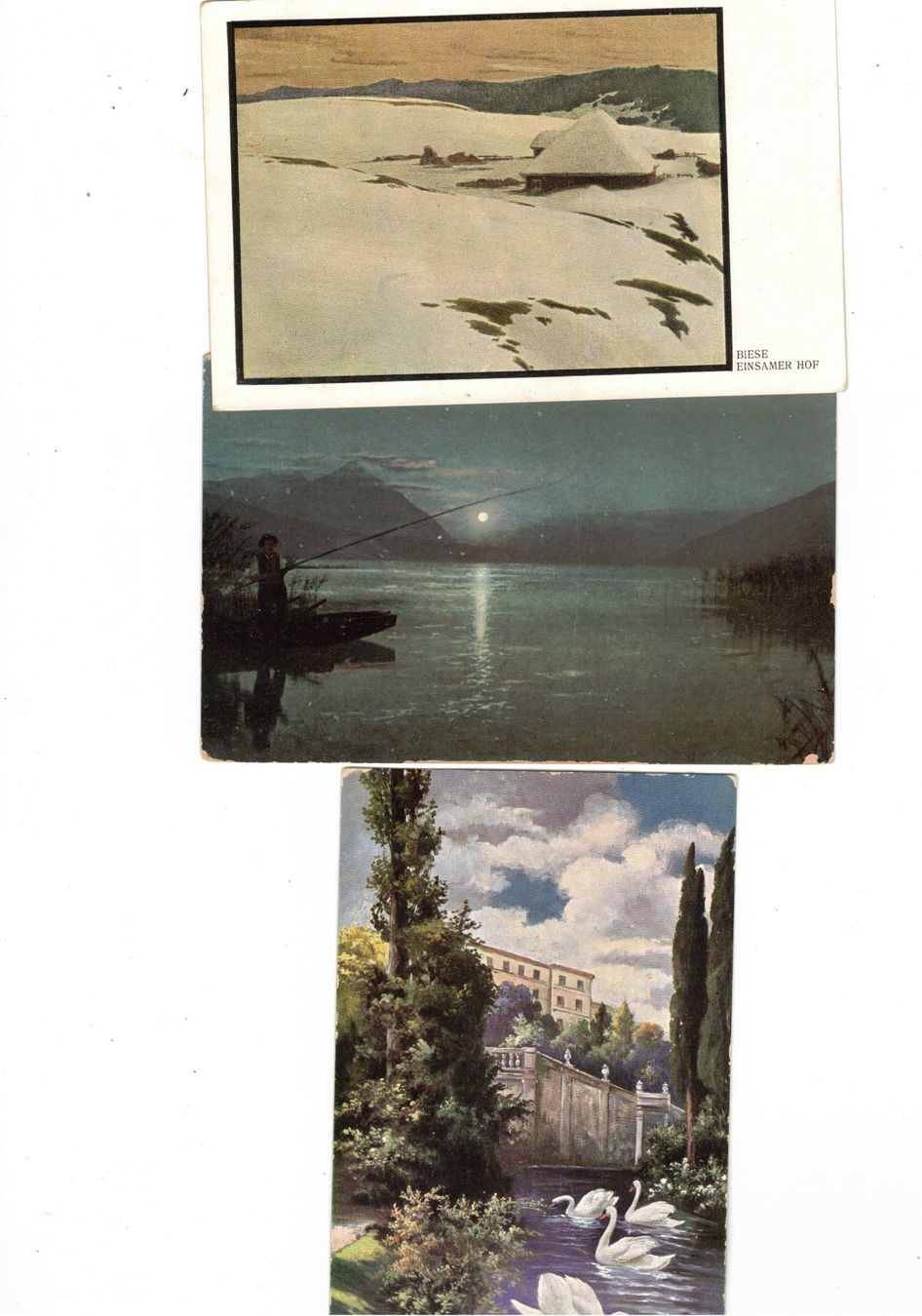 Cartoline postali: Landschaften  11 AK Gemälde Bilder Künstler – Usato da Widnau venduto da Seppl480 2
