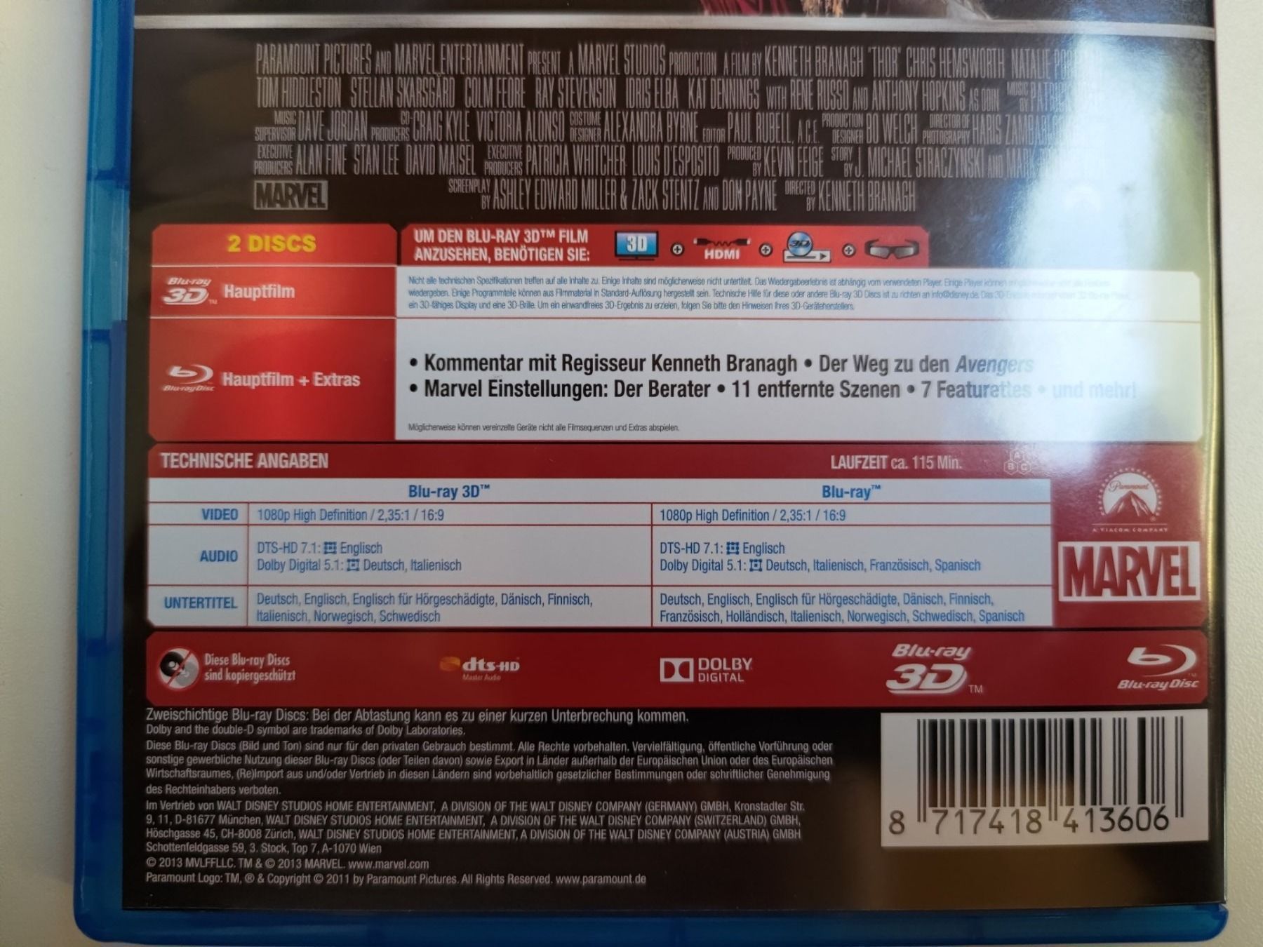 Tutti i DVDs: Thor – Usato da Liestal venduto da Kratzilla 4
