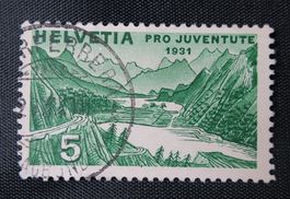 Helvetia Pro Juventute 1931, 5Rp Briefmarke, Top!