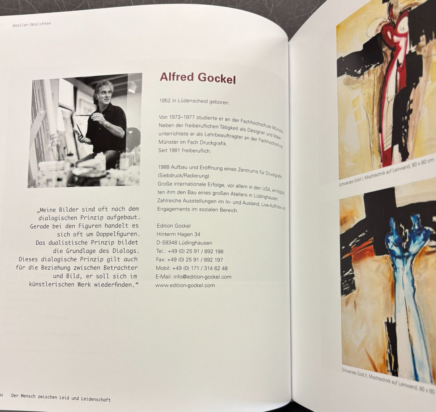 Bücher: Atelier-Ansichten – Neu (gemäss Beschreibung) aus Sarnen von Livres 6
