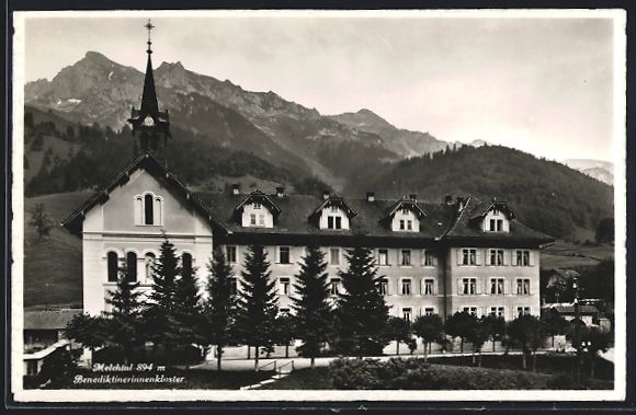 Ansichtskarten: AK Melchtal, Benediktinerinnenkloster – Gebraucht aus Berlin von bartko-reher