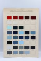 Fiat 500 / 600 / 1100 /1200 usw Farbkarte 1964 Prospektblatt