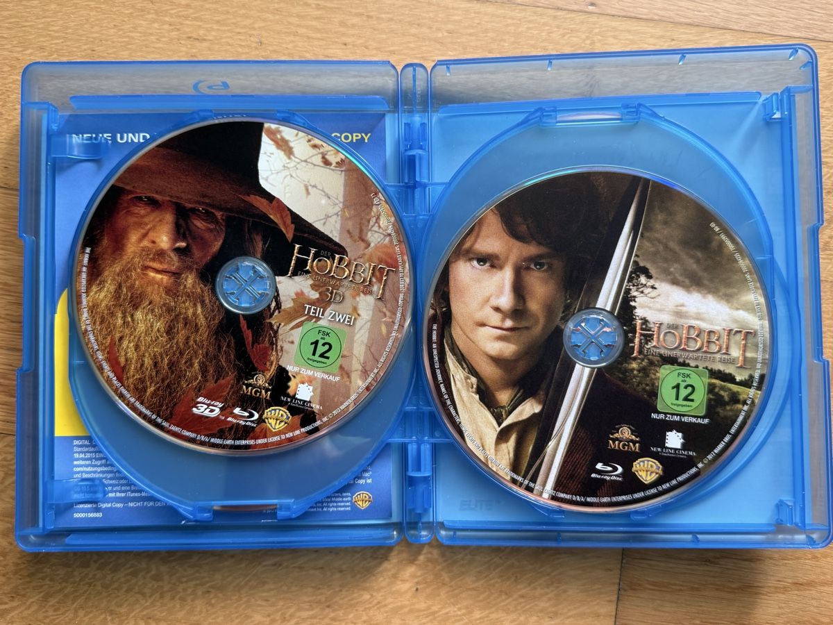 Tous les DVDs: Der Hobbit: Eine unerwartete Reise Blu-ray 3D Set – D'occasion à Kölliken par nerdorado 2