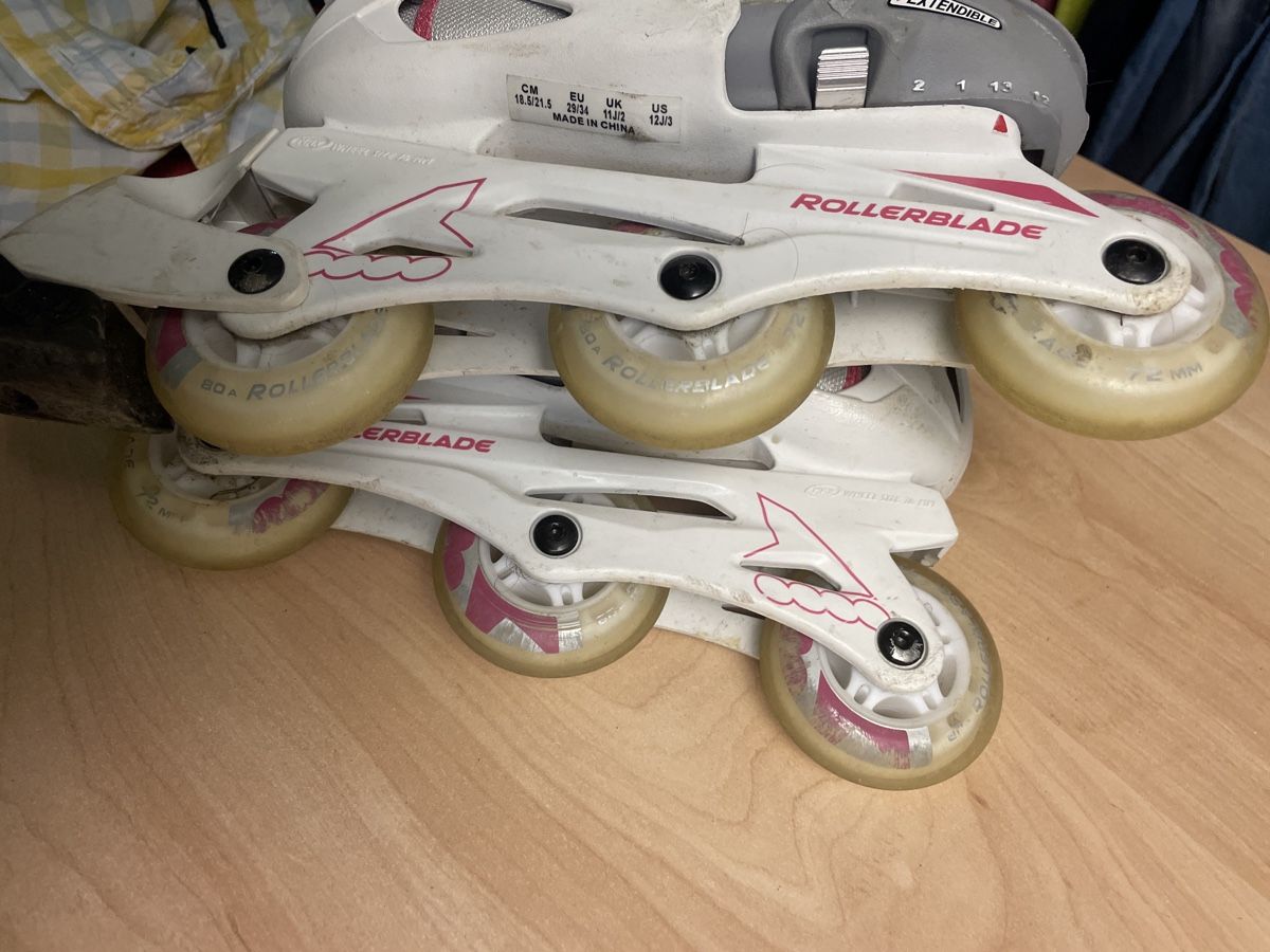Pattini in linea & Pattini a rotelle: Rollerblade Inlineskates verstellbar Gr.29-34 – Usato da Obergerlafingen venduto da cabo4 3