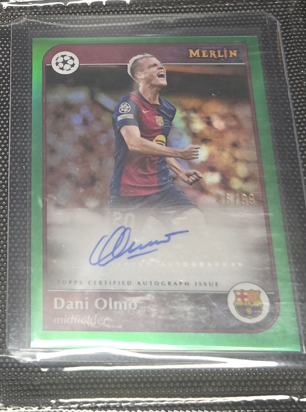 Autografi: Dani olmo autogramm barcelona spain /99 topps merlin auto – Nuovo (secondo la descrizione) da Thalwil venduto da Carax23