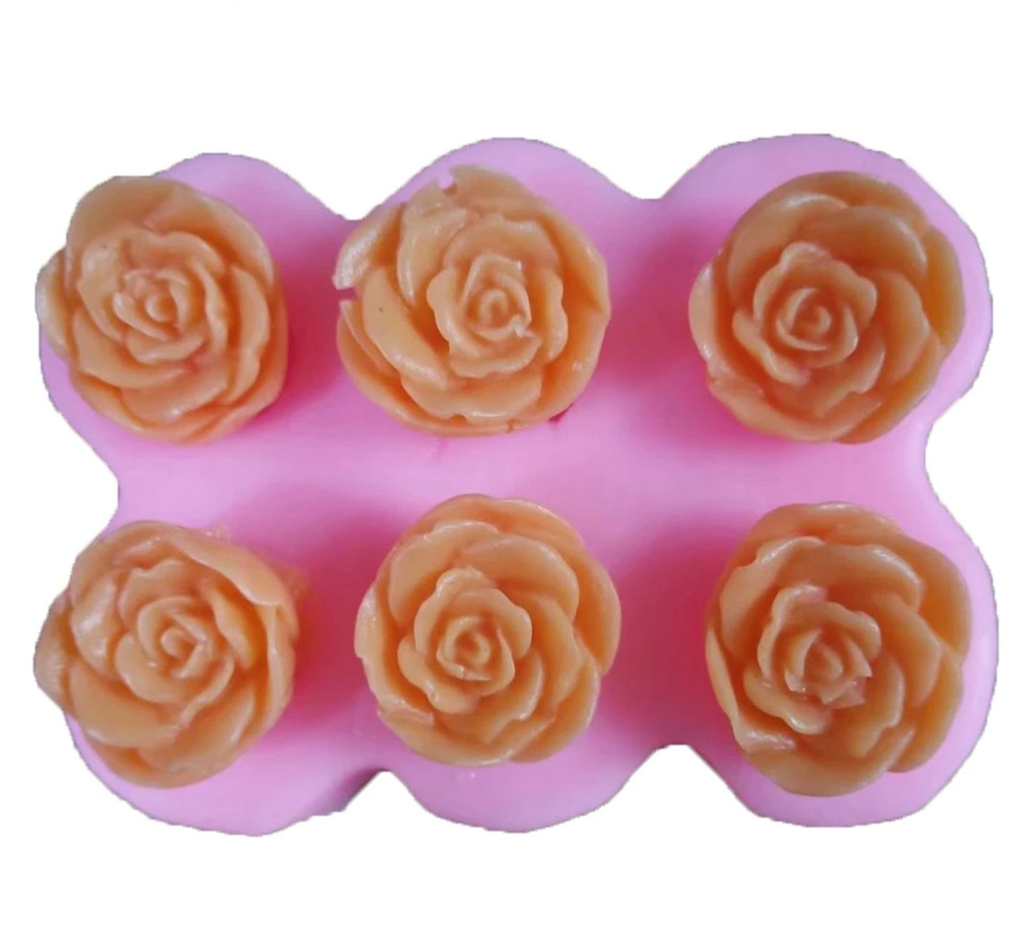 Teglie da forno: Silikonform Tortendekor Rose 6er – Nuovo e nell'imballaggio originale da Kaltbrunn venduto da schere-stein-papier
