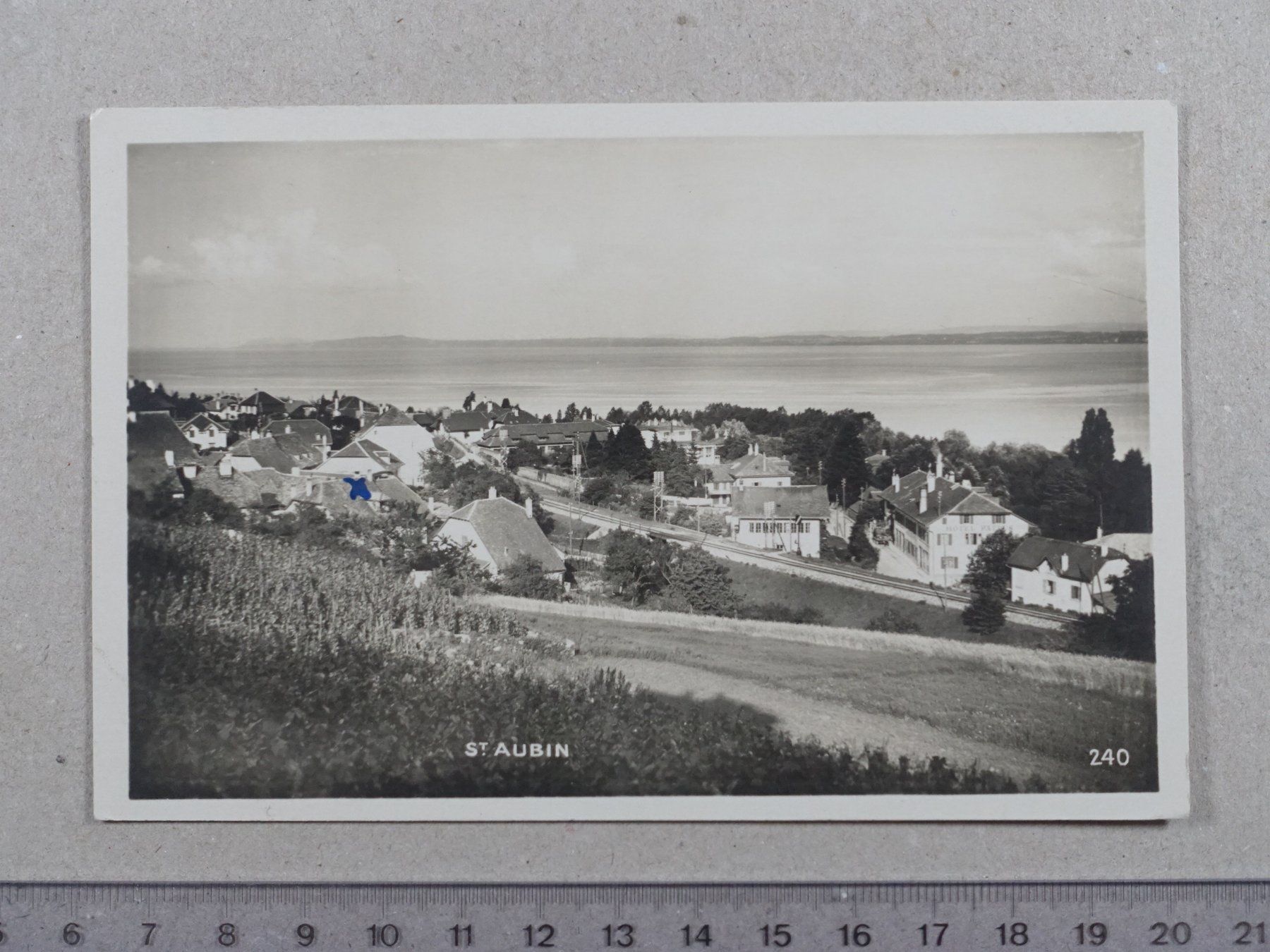 Ansichtskarten: St-Aubin, 1920 – Gebraucht aus Lenzburg von fh1