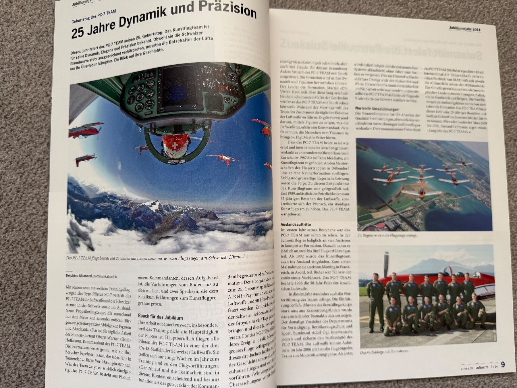 Riviste & Magazine: 4 Publikationen/Hefte Schweizer Luftwaffe von 2014/2015 – Usato da Brütten venduto da Hst1 1