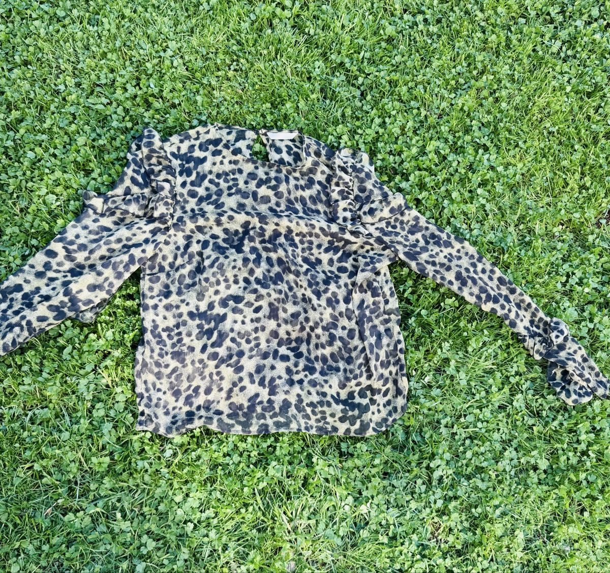 H&M Camicette: Leichte Sommerbluse mit Leo-Muster, Gr36.Top Zustand – Usato da Muotathal venduto da mianyc