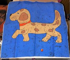 Kinder Wandteppich 43/40 cm. Baumwolle Westfalenstoffe (2)