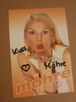 Möhre / Mirja Boes - handsignierte Autogrammkarte
