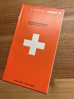 Swissair Crossair Flugplan 2001-2002