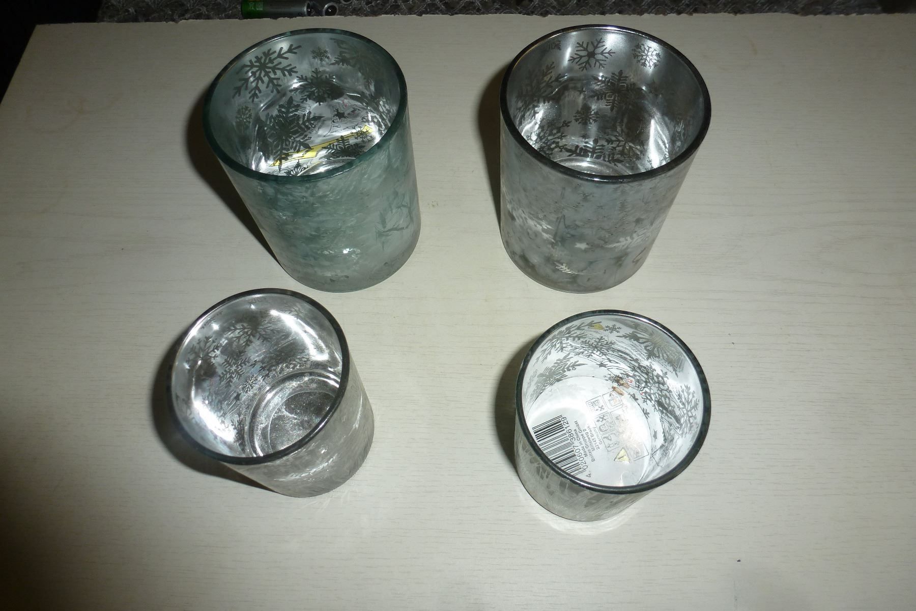 Portacandele: Schöne Glass Kerzenständer – Nuovo (secondo la descrizione) da Emmen venduto da newdeal1970
