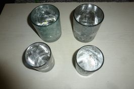 Schöne Glass Kerzenständer