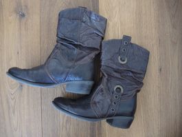 Leder Stiefel Damen
