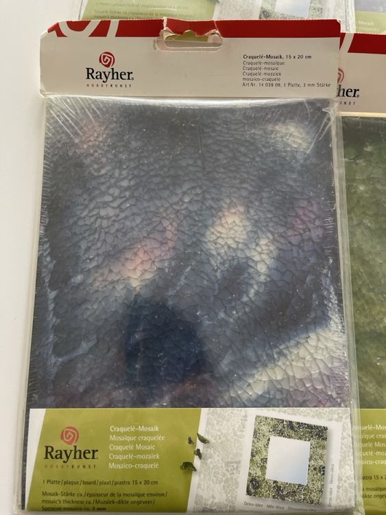 Rayher Mosaikplatten, Crquele-Optik, 15 x 20cm, Neu (12 St.) (Neu und ...