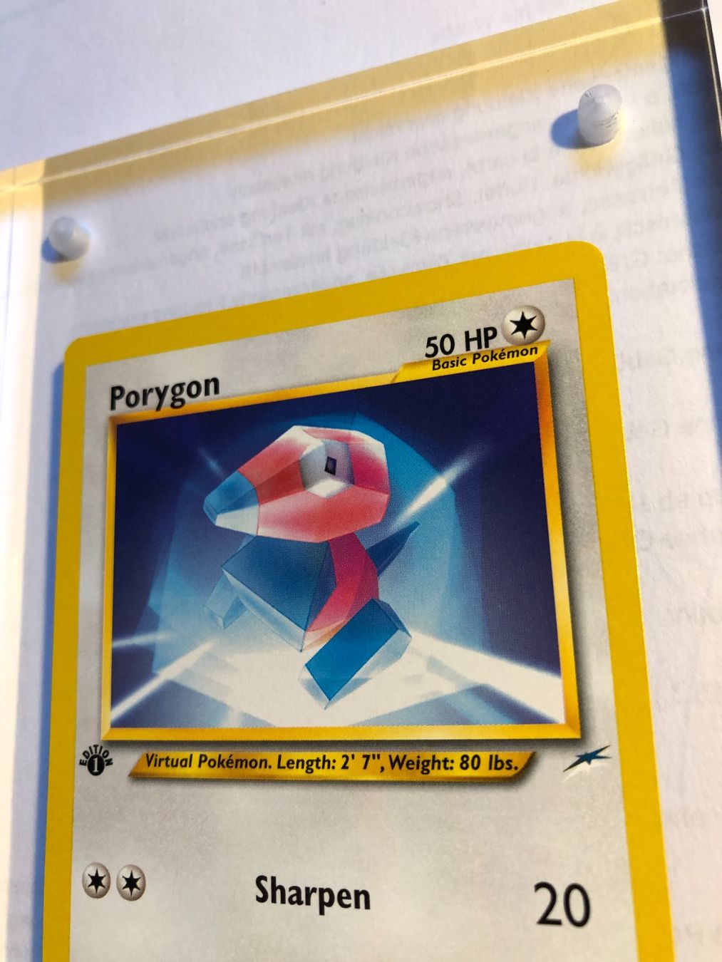 Carte collezionabili: Porygon 1st Neo Destiny - MINT - ab 1.- – Usato da Giubiasco venduto da dan_pr8b 3