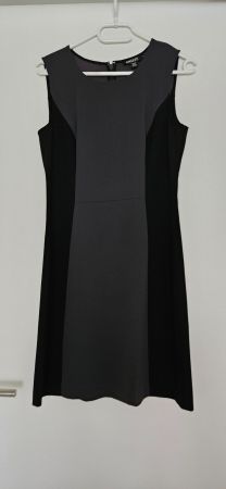 DKNY Kleid, Grösse S, Schwarz/Grau, Elegantes Design