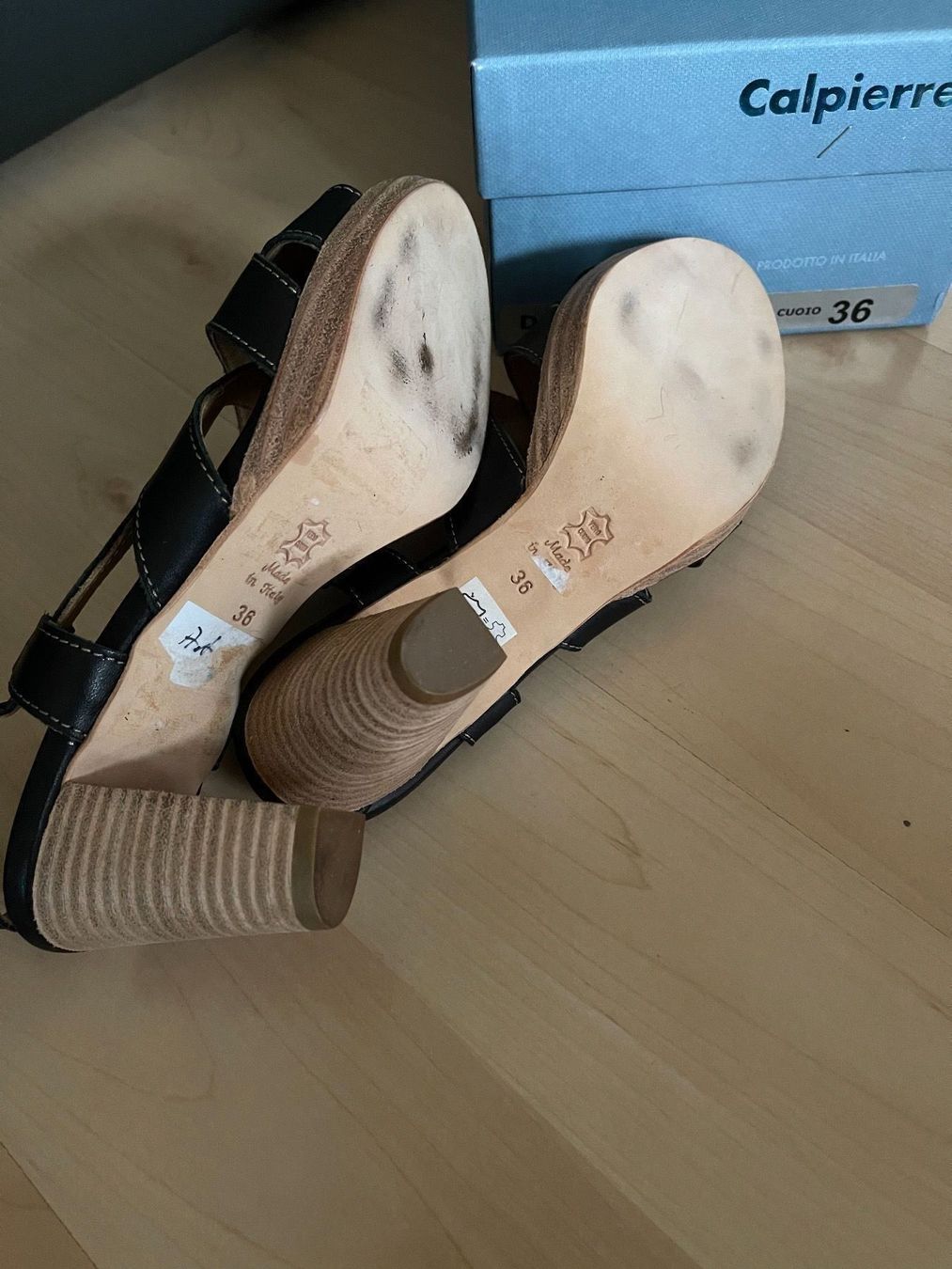 Scarpe da donna: Calpierre Leder Sandalen 36 – Nuovo e nell'imballaggio originale da Dietikon venduto da Nieselchen 3
