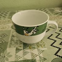 Tazza da latte grande con mucca, ideale per l'inverno!