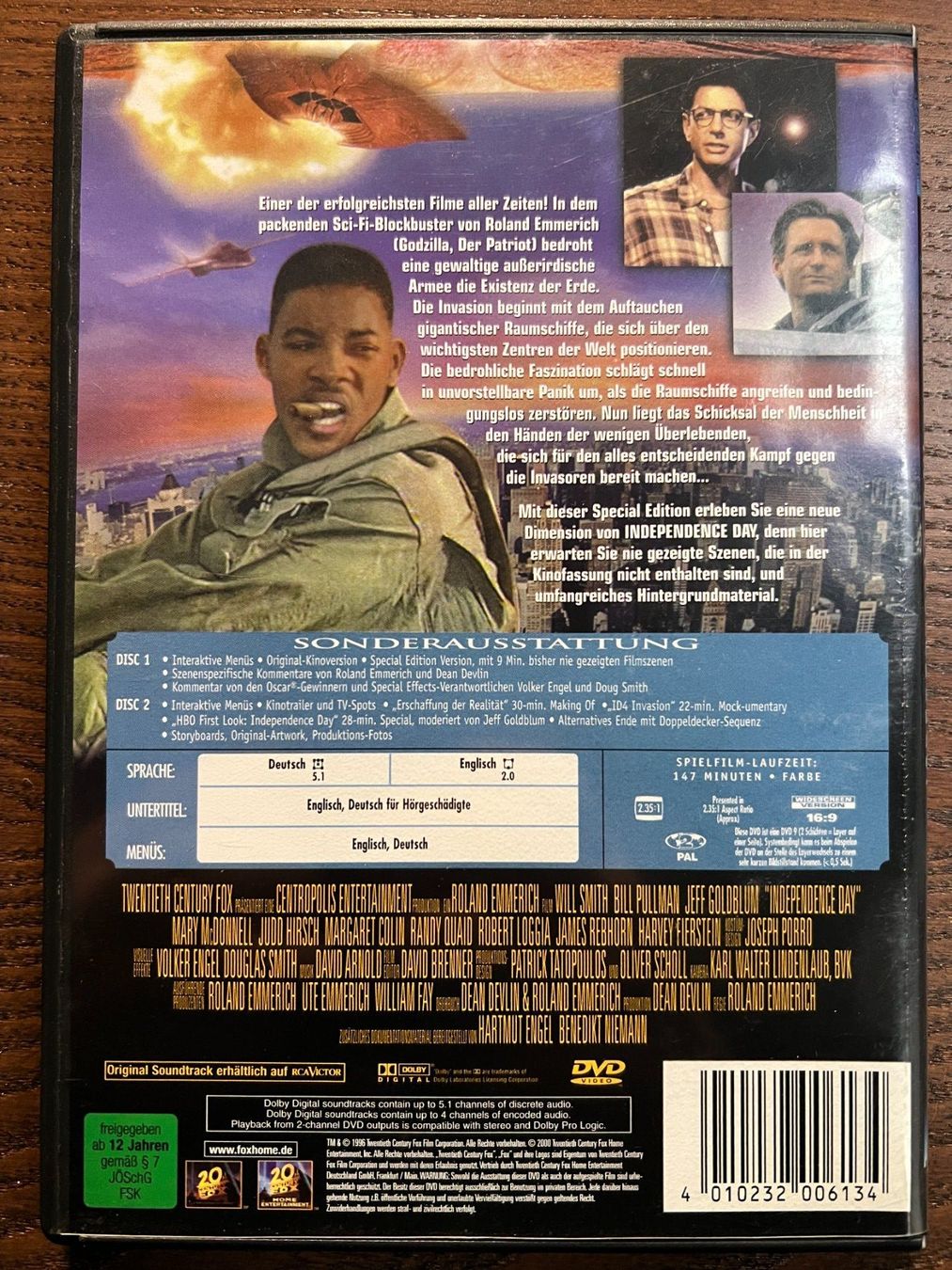 Tutti i DVDs: Independence Day – Usato da Zürich venduto da FilmFreunde 1