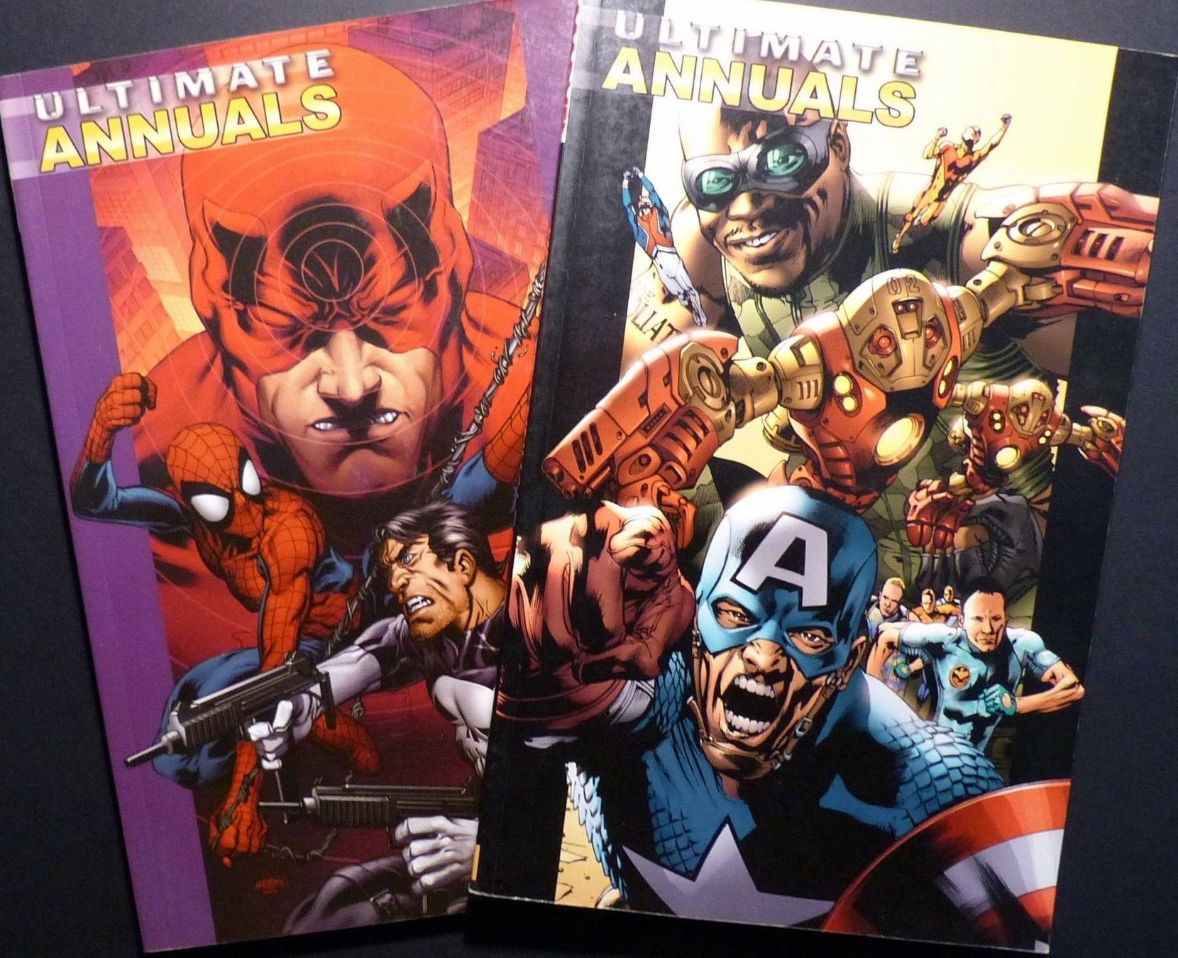 Fumetti: ULTIMATES 2 ANNUAL 1 + SPIDER-MAN ANNUAL 2 TPB MARVEL 2005-6 – Usato da Lugano venduto da YouWantUS