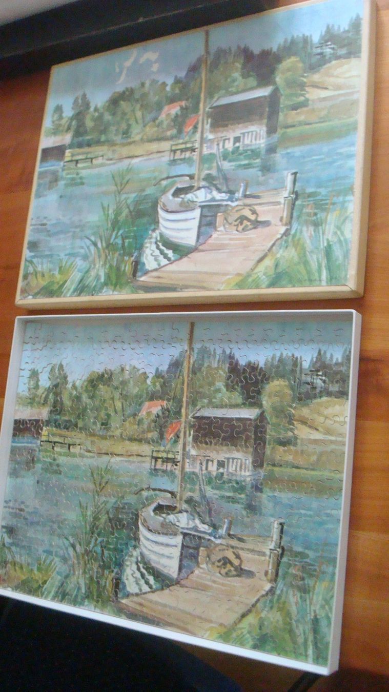 Penelope Puzzles: Penelope Holzpuzzle Landschaft 300 Teile – Gebraucht aus Münchenstein von Pesci6