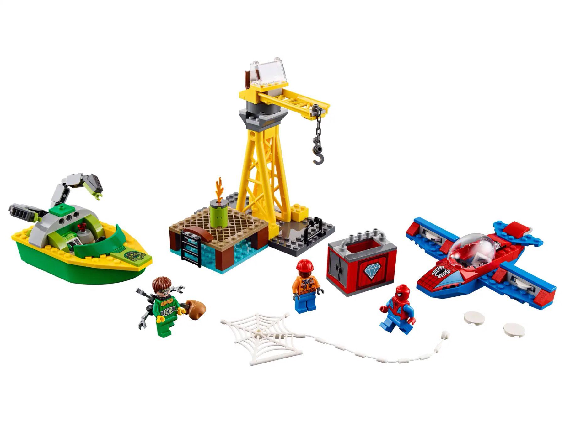Lego Kit di costruzioni: Lego Marvel 76134 Spider-Man: Diamantenraub mit Doc Ock – Nuovo e nell'imballaggio originale da Nidau venduto da goodone21 1