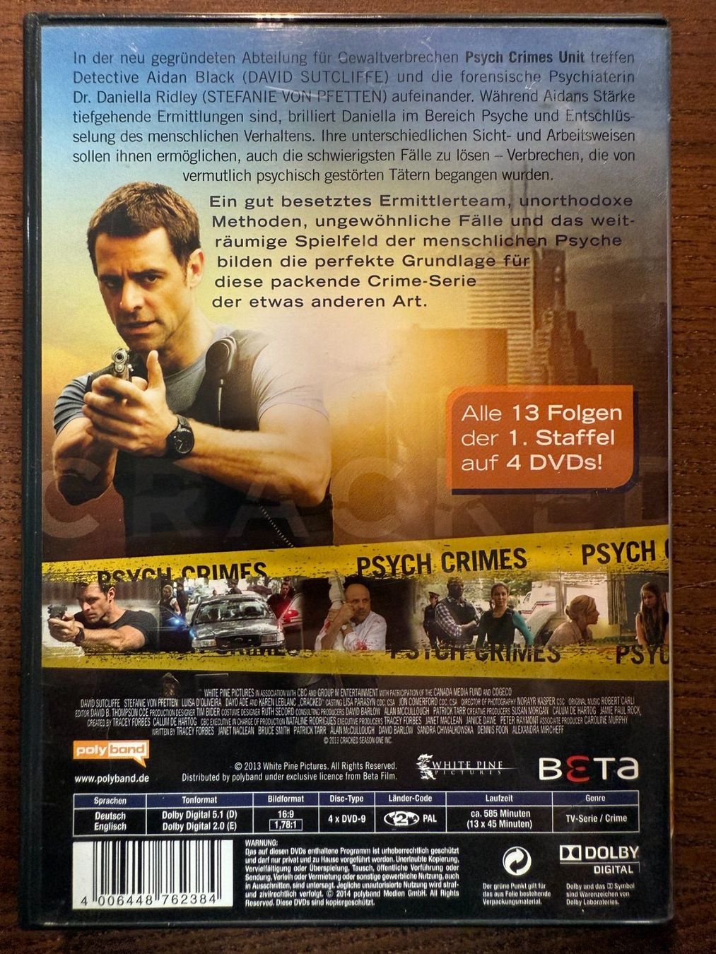 Tutti i DVDs: Cracked - Staffel 1 – Usato da Zürich venduto da FilmFreunde 1