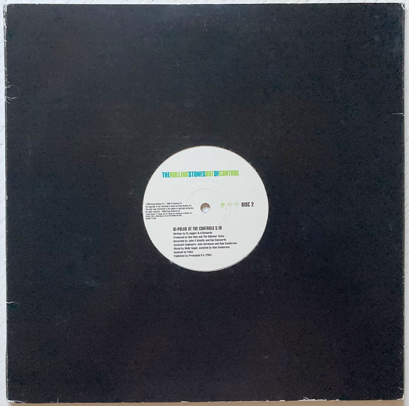 Dischi in vinile: ROLLING STONES - OUT OF CONTROL – Usato da Bottens venduto da hotter-than-hell 1