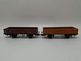 2x HO Niederbordwagen Hersteller ?(HHT)