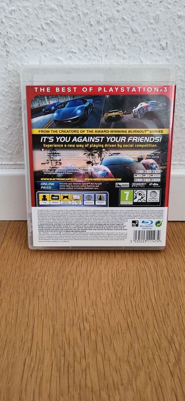 Sony Giochi: PS 3 - Need for Speed Hot Pursuit – Usato da Münsingen venduto da DigitaleSpielecke 1