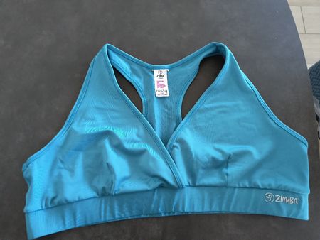 Türkises Zumba Top Gr. XXL - Ideal fürs Sommer-Training!