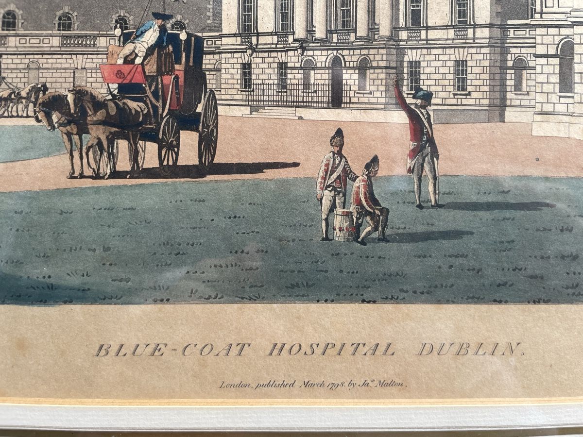 Incisioni: J. Malton 4 vues de Dublin 1799 – Usato da Biel/Bienne venduto da Galaq 7