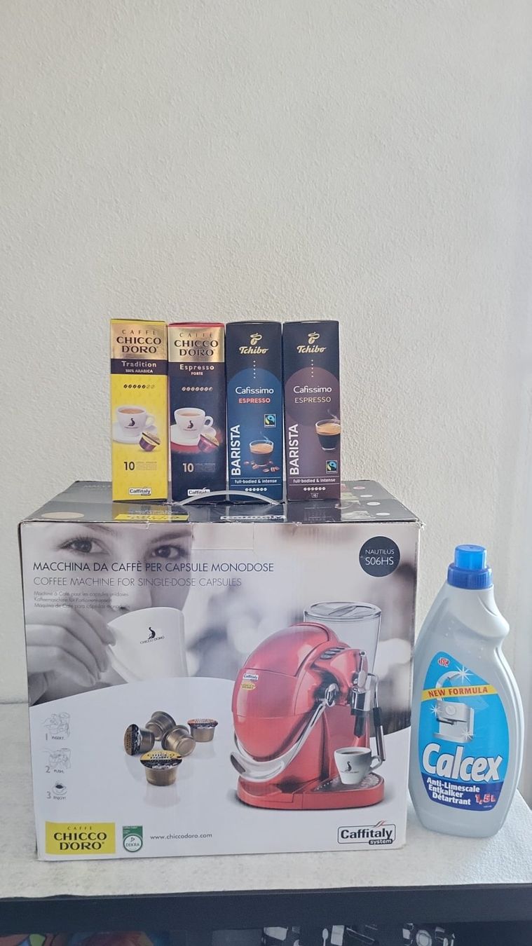 Chicco Macchine per caffè & Macchine per espresso: Chicco D'Oro Caffitaly S06 Kapselmaschine (Rot) – Unbenutzt! – Nuovo e nell'imballaggio originale da Grüningen venduto da Sophie_Nick 4