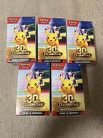 5 x Pokemon 30th celebration booster bundle English 