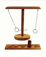 Ringwurfspiel aus Holz - Neu!
