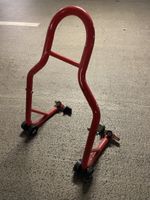 Motorrad Montageständer rot für Hinterrad gebraucht