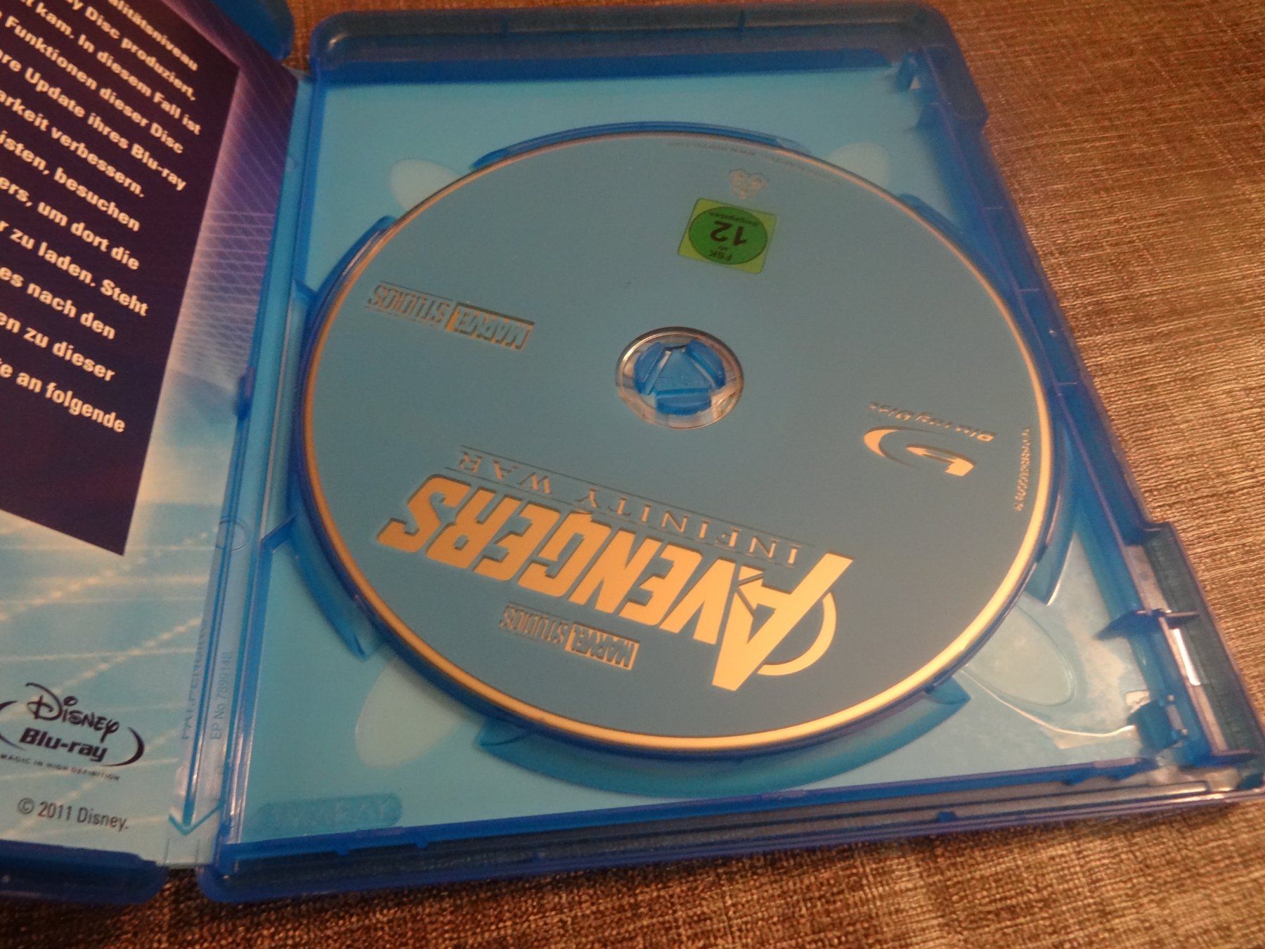 Alle DVDs: Avengers Infinity War Blu-ray – Gebraucht aus Olten von Disc-Verkauf 1