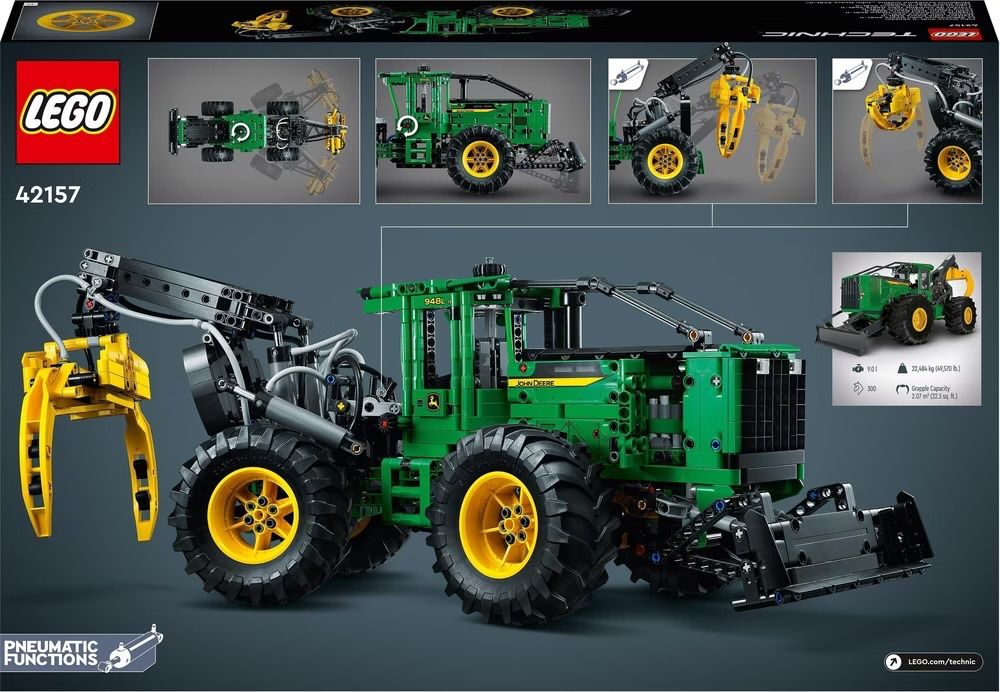 Lego Kit di costruzioni: LEGO Technic 42157 John Deere 948L-II Skidder – Nuovo e nell'imballaggio originale da Oberegg venduto da pippiona1234 1