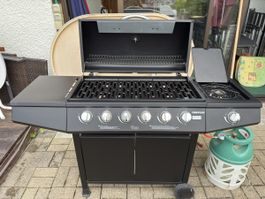 Gasgrill Fireplus Style 6 mit Kochfeld