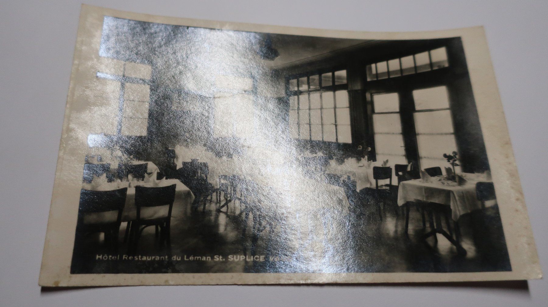 Cartoline postali: Hôtel Restaurant du Léman St. Suplice Vaud – Usato da Cormoret venduto da Pascalll2001 1