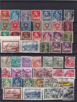 10 Stk. CH Briefmarken Steckkarten, Altschweiz etc.