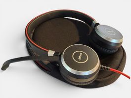 Jabra Headsett mit Tasche