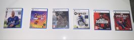 6 PlayStation 5 Games Set, good condition, various titles