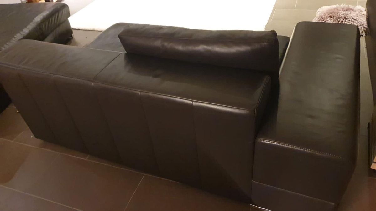 Sofas: Ledersofa dunkelbraun – Gebraucht aus Zollikerberg von pvk_f79g 2
