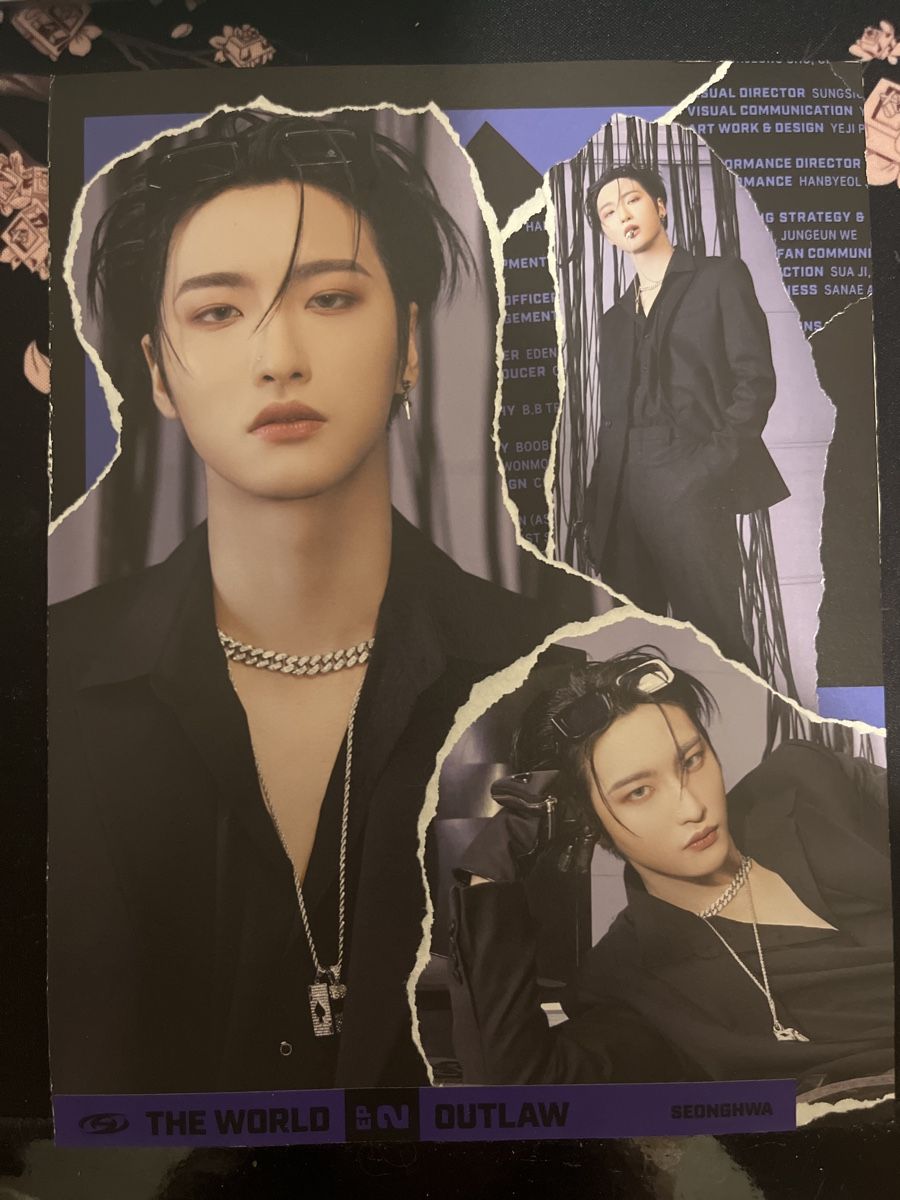Carte collezionabili: Ateez Seonghwa Outlaw binder page – Nuovo (secondo la descrizione) da Urtenen-Schönbühl venduto da Mingyeonshi