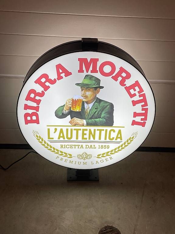 Lampade: Moretti Bier Leuchtreklame – Usato da Ettingen venduto da Donald4107 1